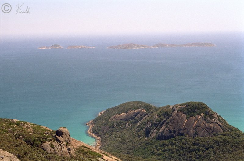 Blick vom Mount Oberon auf die vorgelagerten Inseln