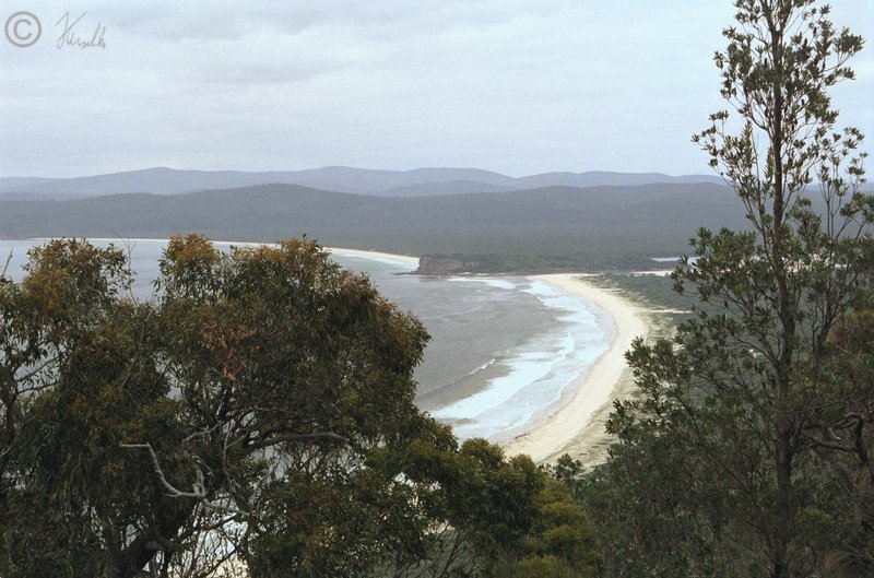 Blick auf die Küste im Ben Boyd NP