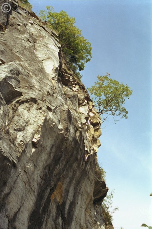 Felswand im Bruch I, Kalkbruch Hammerunterwiesenthal